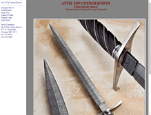 Tablet Screenshot of anviltopcustomknives.blademakers.com