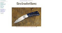 Desktop Screenshot of chriscrawfordknives.blademakers.com